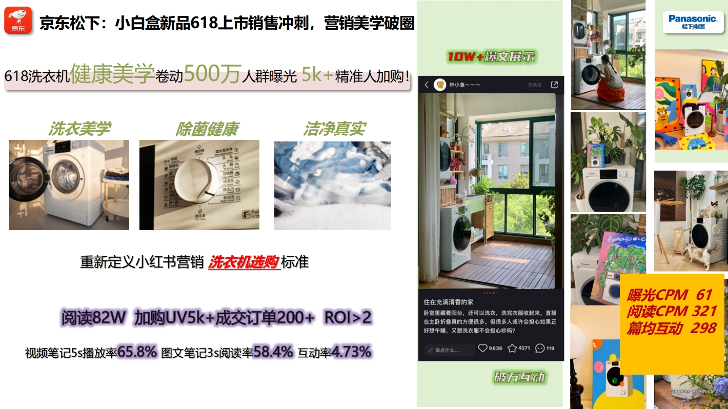 京东松下618营销